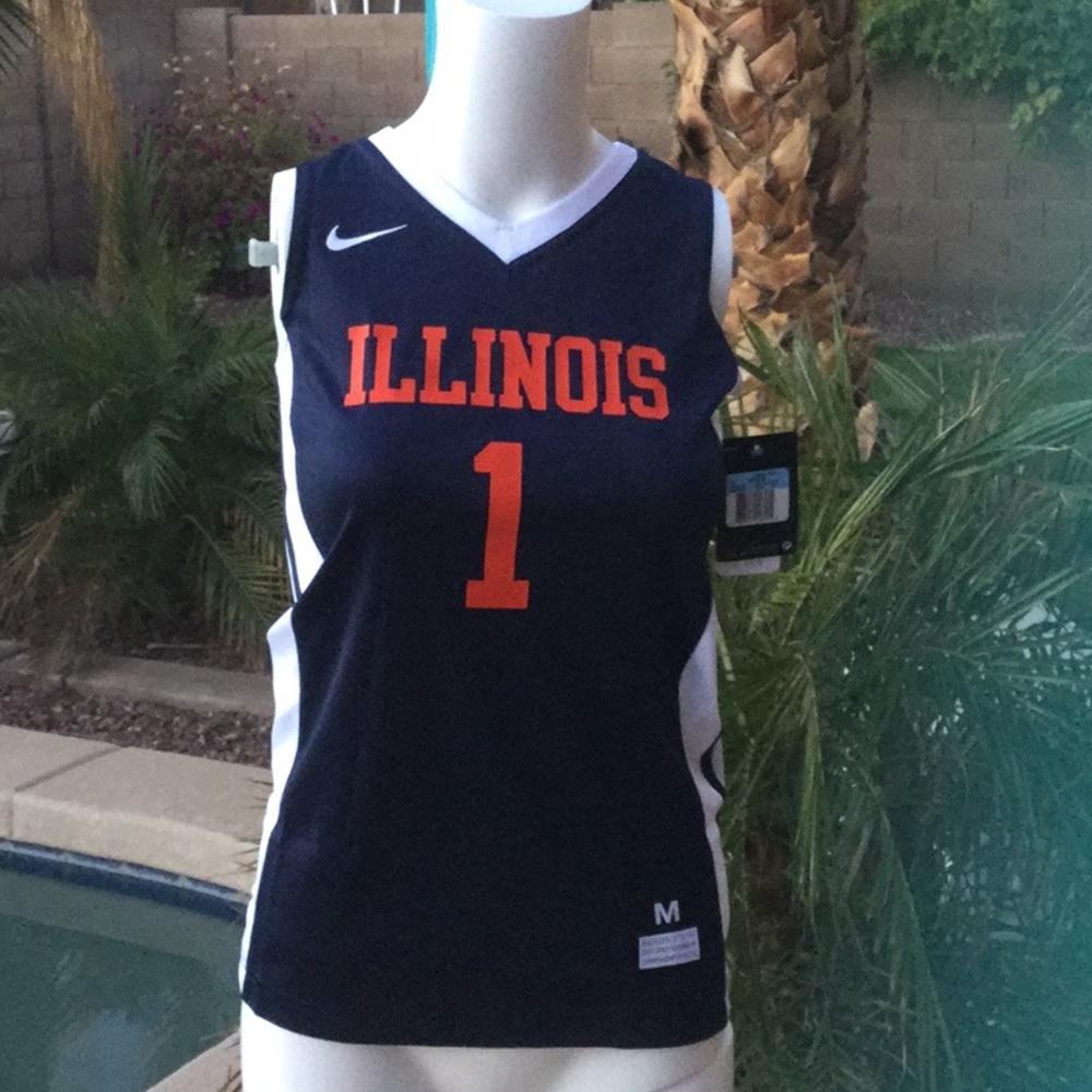 NWT Girls Nike Illinois Basketball Jersey